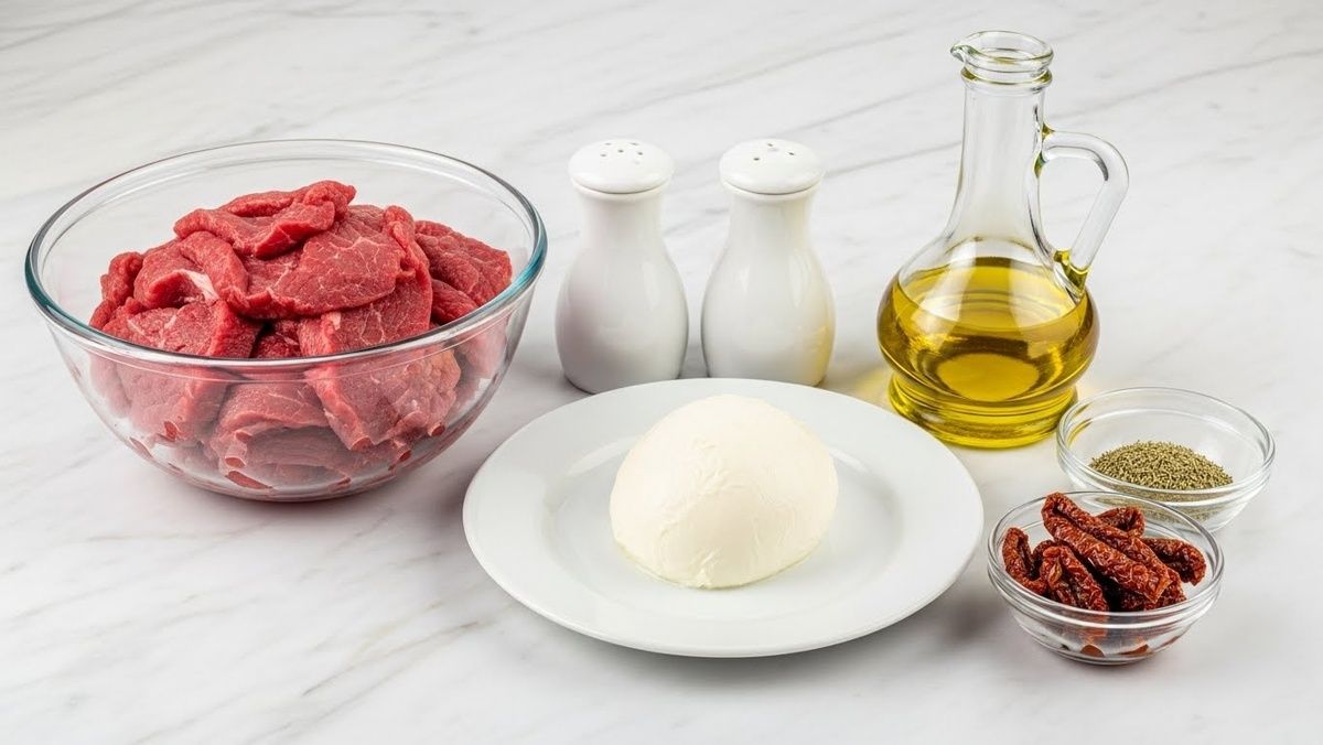 Говяжий рулет с вялеными томатами: ресторанный вкус дома