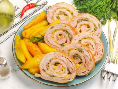 Как приготовить аппетитный рулет из свинины с ароматными начинками