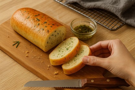 Тёплый хлеб с чесноком и травами: как создать атмосферу уюта