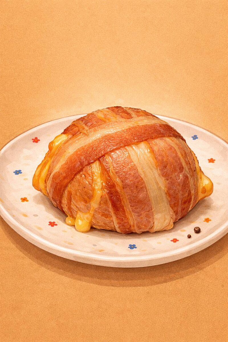 Нежный пирог с беконом и курицей: простой и вкусный рецепт