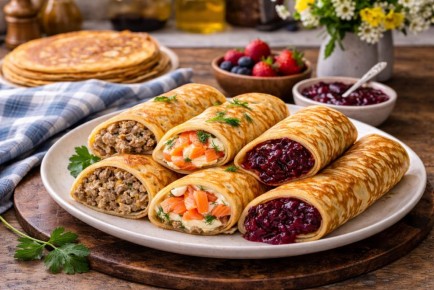 Масленица в самом разгаре: лучшие рецепты блинов для всех случаев жизни