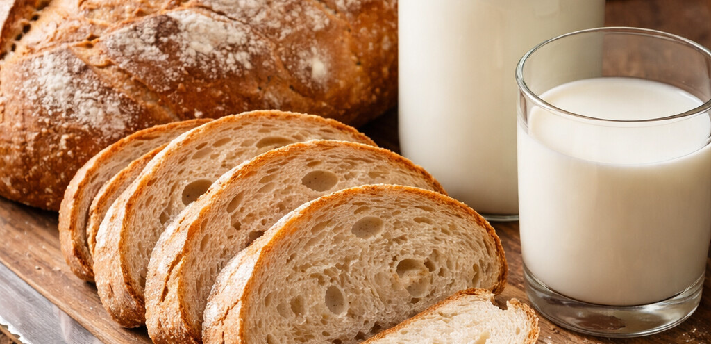 Хлеб и молоко: простое, но полезное сочетание для здоровья