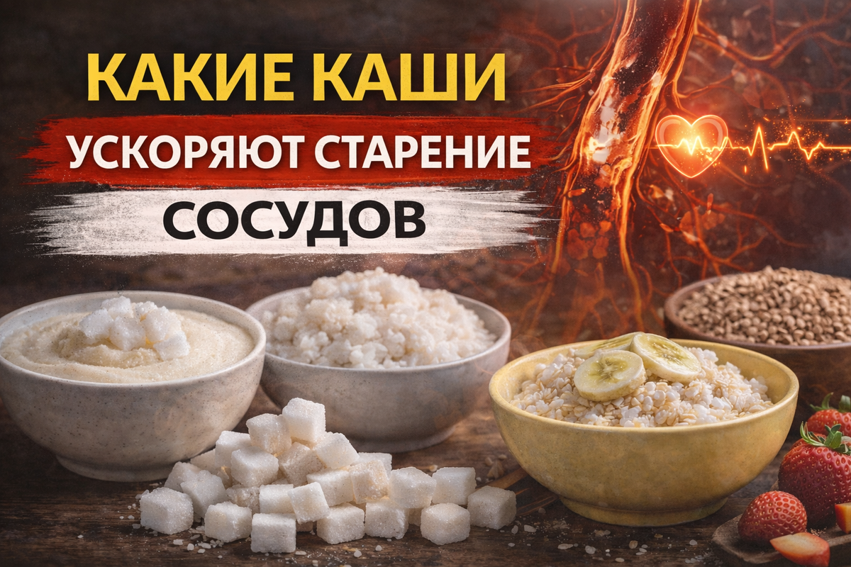 Опасные каши: как они могут ускорить старение сосудов