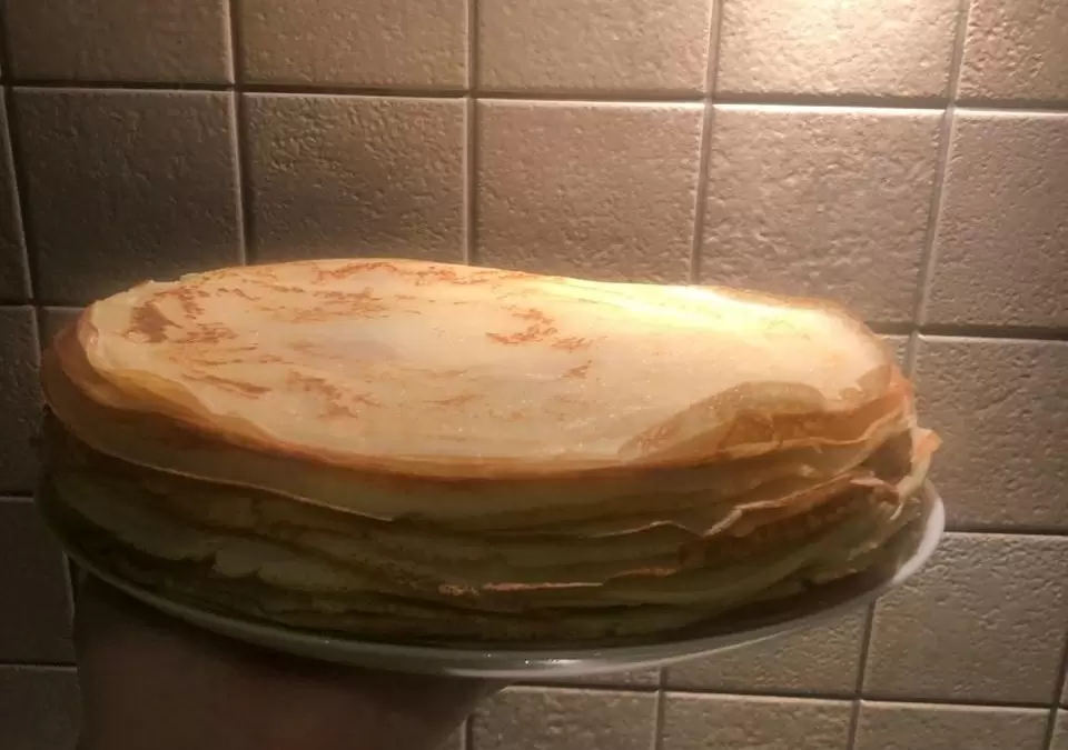 Легкие и воздушные банановые блины без молока и яиц