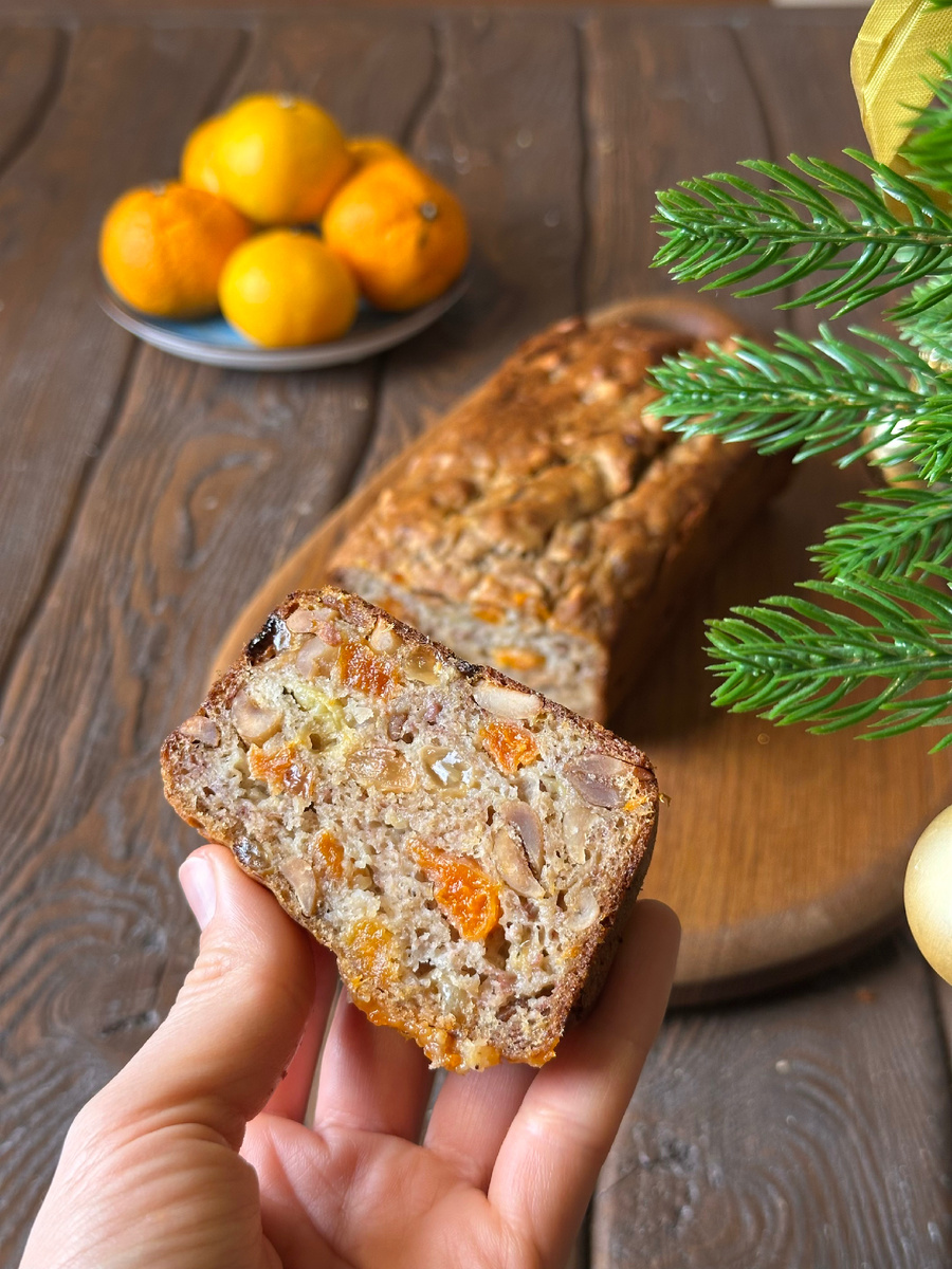 Постный рождественский кекс: вкусный и полезный рецепт