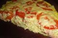 Нежная запеканка с рисом и колбасой для легкого ужина